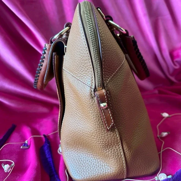 Dooney & Bourke Pebble Leather Aubrey satchel - Picture 6 of 13